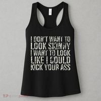 I Dont Want To Look Skinny I Want To Look Like Women's Tank Top thumb 3