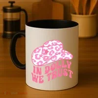 In Dolly We Trust Coffee Mug thumb 4