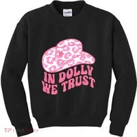In Dolly We Trust Kids Sweatshirt thumb 0