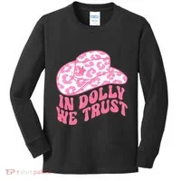 In Dolly We Trust Kids Long Sleeve Shirt thumb 0