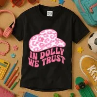 In Dolly We Trust Kids T-Shirt thumb 3