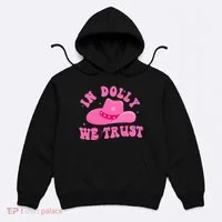 In Dolly We Trust Pink Hat Hoodie thumb 0