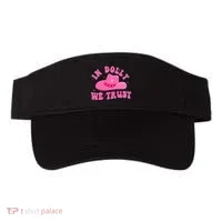 In Dolly We Trust Pink Hat Visor thumb 0