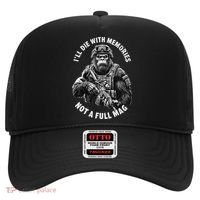 Ill Die With Memories Not A Full Mag Funny Bigfoot Hat thumb 0
