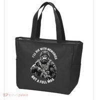 Ill Die With Memories Not A Full Mag Funny Bigfoot Tote Bag thumb 3