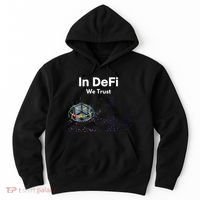 In DeFi We Trust Cryptocurrency Bitcoin Ethereum Blockchain Hoodie thumb 0