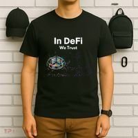 In DeFi We Trust Cryptocurrency Bitcoin Ethereum Blockchain T-Shirt thumb 6