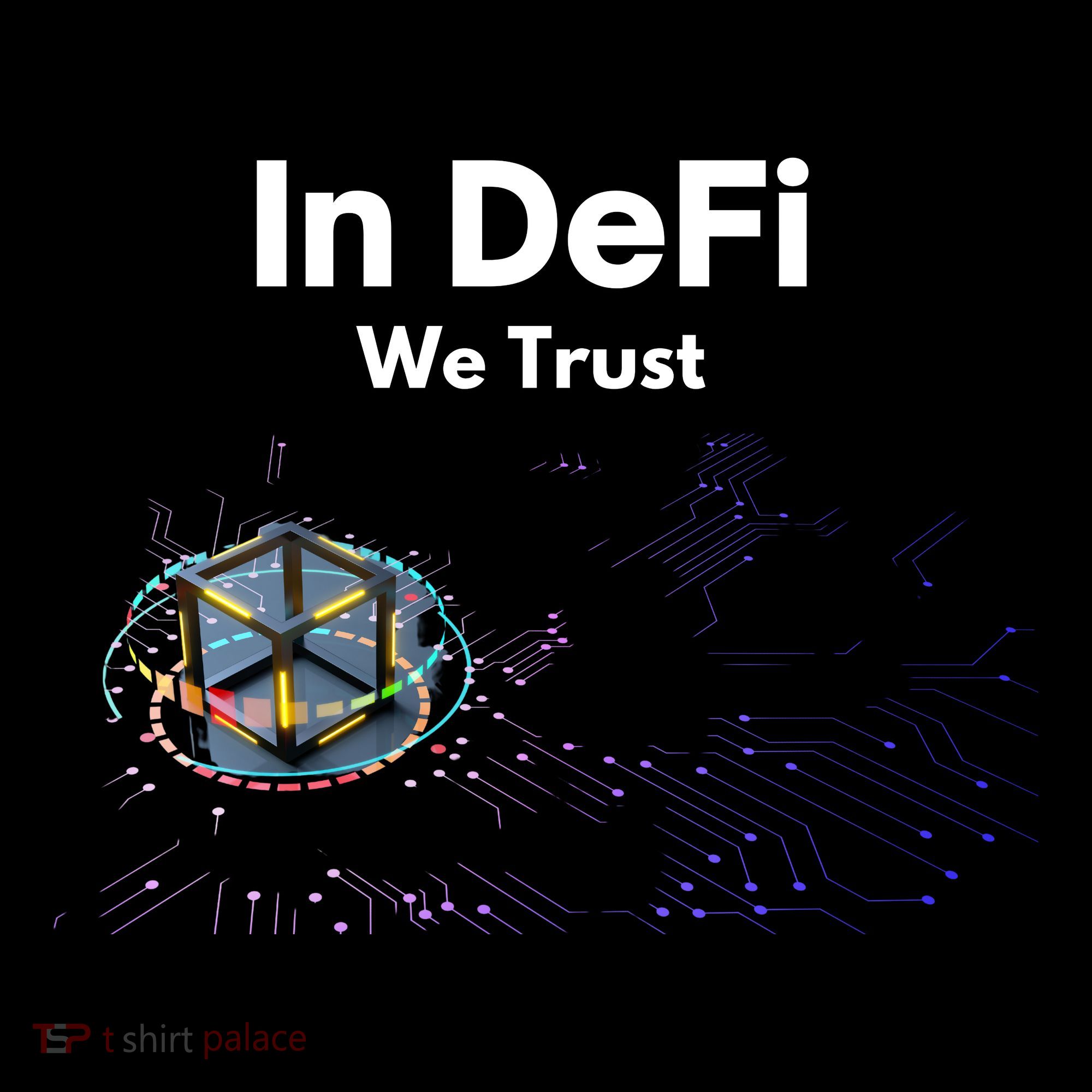In DeFi We Trust Cryptocurrency Bitcoin Ethereum Blockchain Women's Hoodie