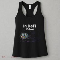 In DeFi We Trust Cryptocurrency Bitcoin Ethereum Blockchain Women's Tank Top thumb 3