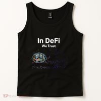 In DeFi We Trust Cryptocurrency Bitcoin Ethereum Blockchain Tank Top thumb 2