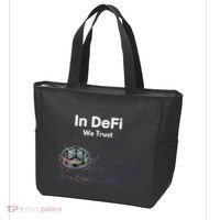 In DeFi We Trust Cryptocurrency Bitcoin Ethereum Blockchain Tote Bag thumb 3
