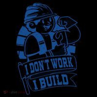 I Don't Work I Build Construction Worker Backpack thumb 2