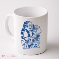 I Don't Work I Build Construction Worker Coffee Mug thumb 0