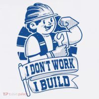 I Don't Work I Build Construction Worker Women's Hoodie thumb 2