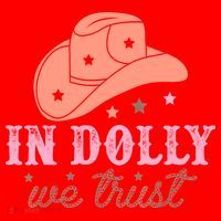 In Dolly We Trust Pink Western Hat Santa Hat thumb 1