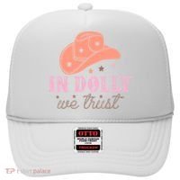 In Dolly We Trust Pink Western Hat Hat thumb 0