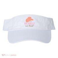 In Dolly We Trust Pink Western Hat Visor thumb 0