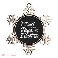 I Don't Wear Bows I Shoot Them Archery Girl Ornament thumb 0
