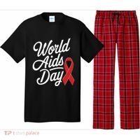In December World Aids Day Red Ribbon Hivaids Awareness Pajama Set thumb 0