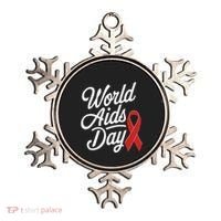 In December World Aids Day Red Ribbon Hivaids Awareness Ornament thumb 0