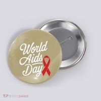 In December World Aids Day Red Ribbon Hivaids Awareness Button thumb 0
