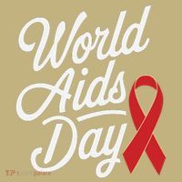 In December World Aids Day Red Ribbon Hivaids Awareness Mousepad thumb 1