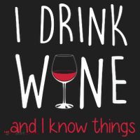 I Drink Wine And I Know Things Golf Towel thumb 3