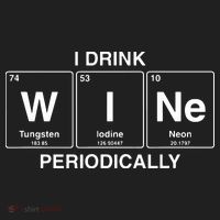 I Drink Wine Periodically Funny Periodic Table Wine Drinker Women's Sweatshirt thumb 2