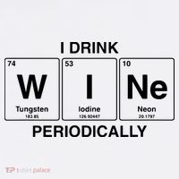 I Drink Wine Periodically Funny Periodic Table Wine Drinker Women's Tank Top thumb 5