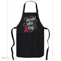 In December World Aids Day Hivaids Awareness Red Ribbon Apron thumb 0
