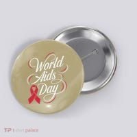 In December World Aids Day Hivaids Awareness Red Ribbon Button thumb 0