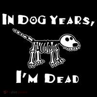 In Dog Years Im Dead USA-Made Doggie Bandana thumb 2