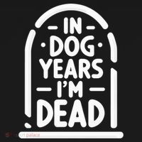 In Dog Years IM Dead Funny Over The Hill Women's Tank Top thumb 5