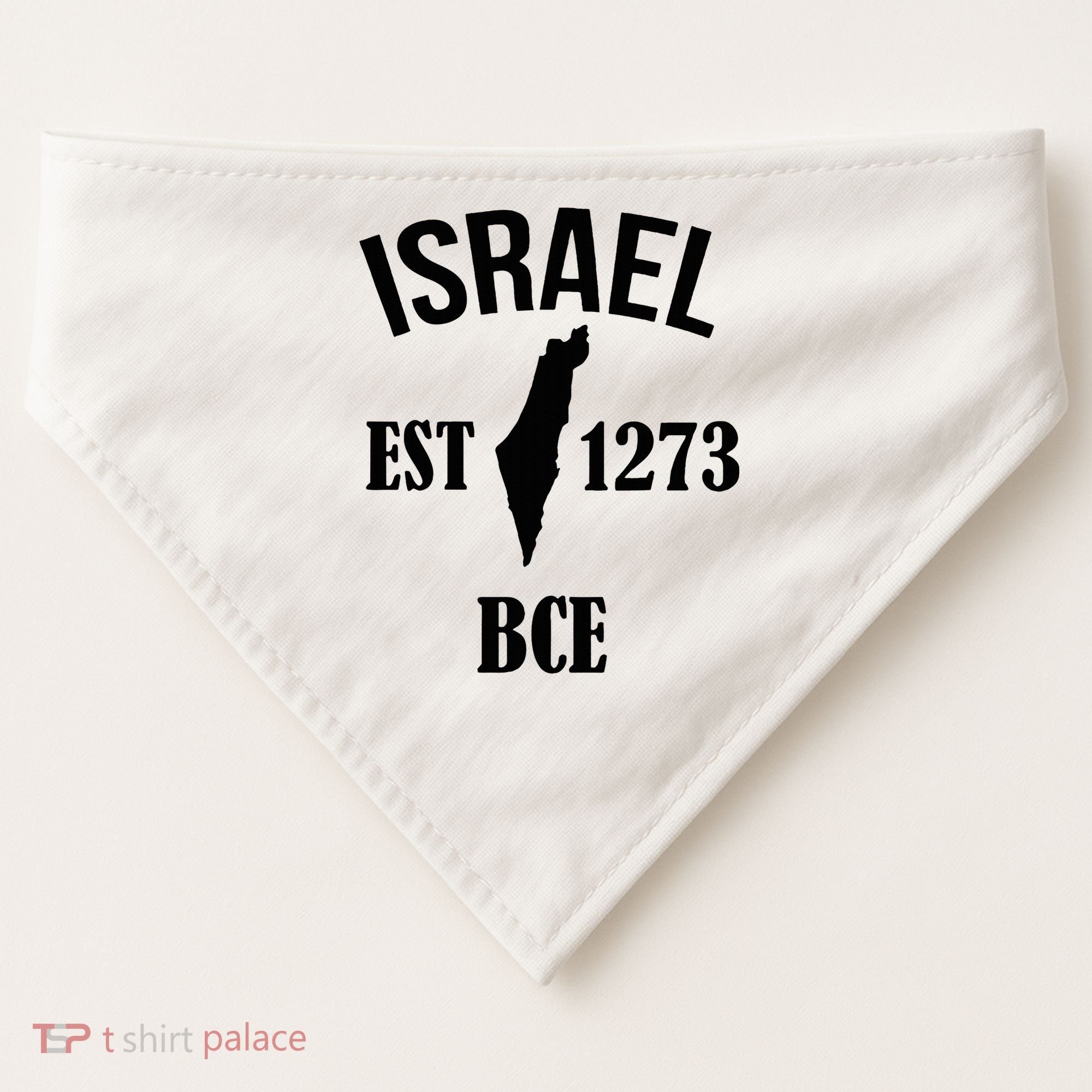 Israel Est 1273 Bce USA-Made Doggie Bandana