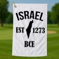 Israel Est 1273 Bce Golf Towel thumb 1