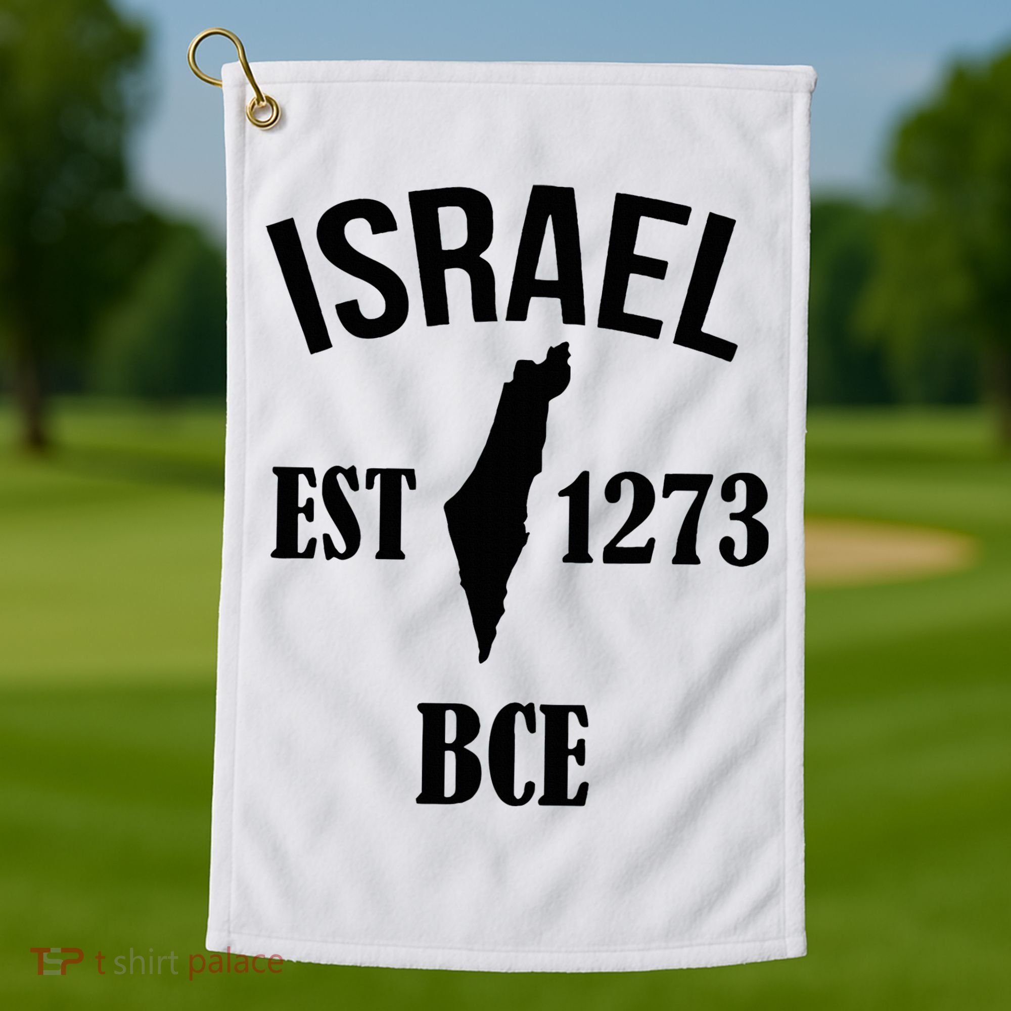 Israel Est 1273 Bce Golf Towel