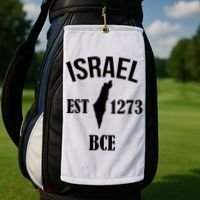 Israel Est 1273 Bce Golf Towel thumb 2