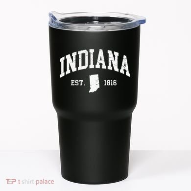 Indiana Est. 1816 Distressed Worn Design Classic Tumbler