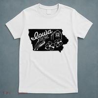 Iowa Est 1846 Iowa Map Iowa Lover Heaven Country T-Shirt thumb 5