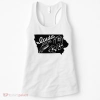 Iowa Est 1846 Iowa Map Iowa Lover Heaven Country Women's Tank Top thumb 0