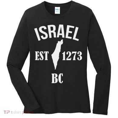 Israel Est 1273 Bc Women's Long Sleeve Shirt
