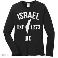 Israel Est 1273 Bc Women's Long Sleeve Shirt thumb 0