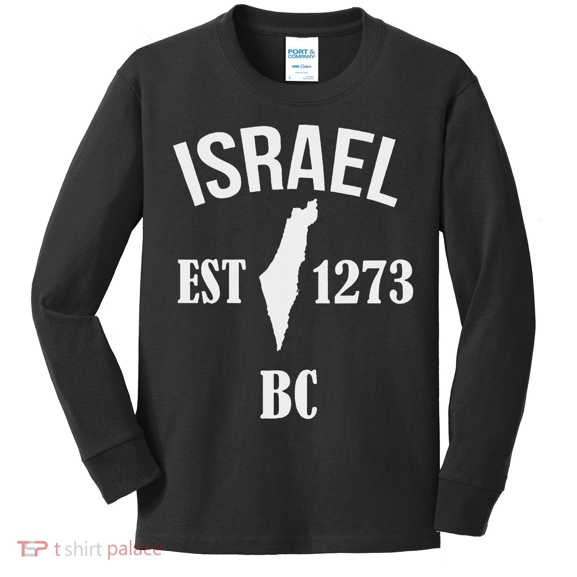 Israel Est 1273 Bc Kids Long Sleeve Shirt