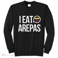 I Eat Arepas Venezuelan Traditional Food Sweatshirt thumb 0
