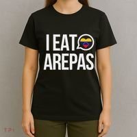 I Eat Arepas Venezuelan Traditional Food T-Shirt thumb 4