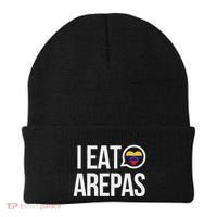 I Eat Arepas Venezuelan Traditional Food Beanie thumb 0