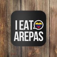 I Eat Arepas Venezuelan Traditional Food Coaster thumb 0