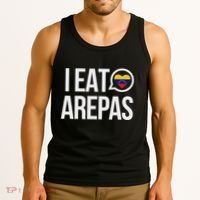 I Eat Arepas Venezuelan Traditional Food Tank Top thumb 3