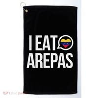 I Eat Arepas Venezuelan Traditional Food Golf Towel thumb 0