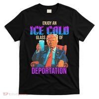 ICE Enjoy An Ice Cold Glass Of Deportation T-Shirt thumb 0
